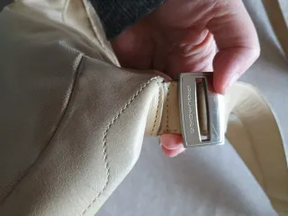 Borsa Piquadro Pelle e Tessuto Tecnico Beige