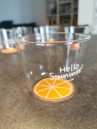 Lotto 8 bicchieri Maison du Monde Hello Summer