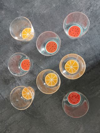 Lotto 8 bicchieri Maison du Monde Hello Summer