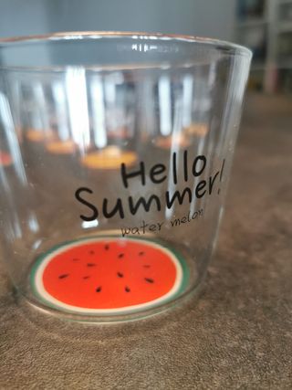 Lotto 8 bicchieri Maison du Monde Hello Summer