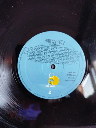Vinilo Legend Bob Marley & The Wailers