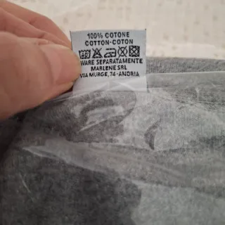 Maglietta intima uomo cotone grigia