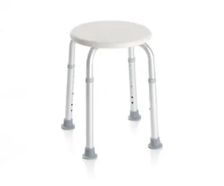 Silla de ducha redonda ajustable