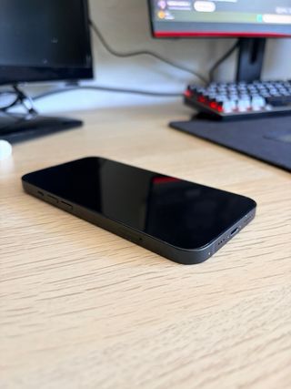 iPhone13 256gb+Funda azul+caja+cristales protector