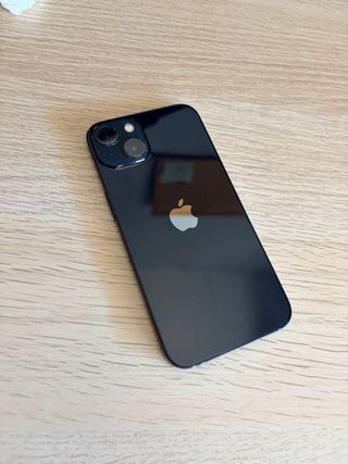 iPhone13 256gb+Funda azul+caja+cristales protector