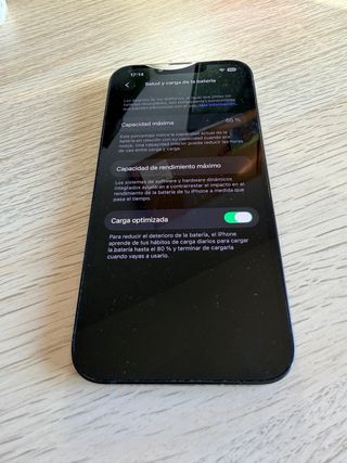 iPhone13 256gb+Funda azul+caja+cristales protector