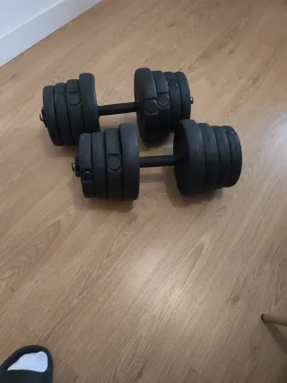 Mancuernas 30kg (2x15kg) Ajustables