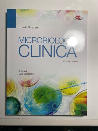 Libro universitario di microbiologia