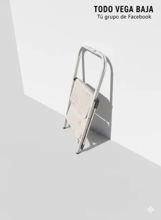 Escalera plegable 2 peldaños