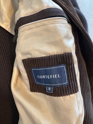 Chaqueta pana/punto Cortefiel M