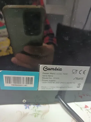 Cafetera Cumbia Power Matic ccino 7000