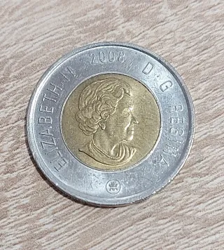 Moneda Canadá 2 Dólares 2008