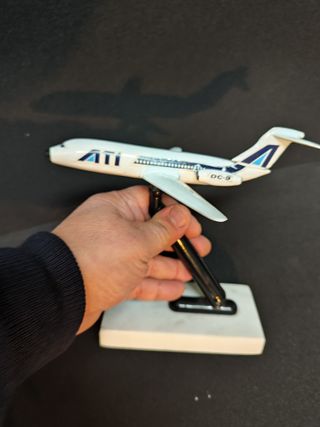 Aereo Douglas DC-9 ATI Fomaer Metallo Anni 60