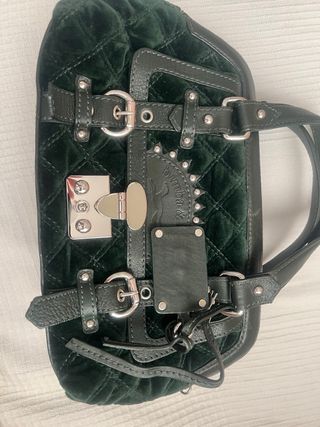 Bolso Bimba y Lola verde con remaches