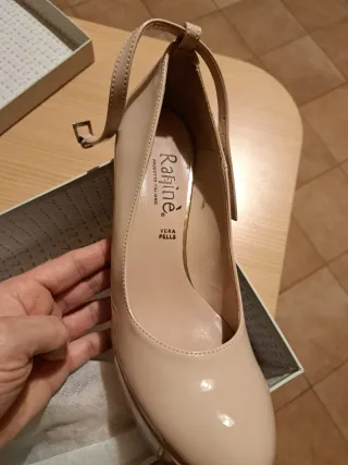 Scarpe decoltè rosa cipria