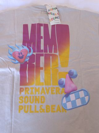 Camiseta Primavera Sound x Pull&Bear Talla L
