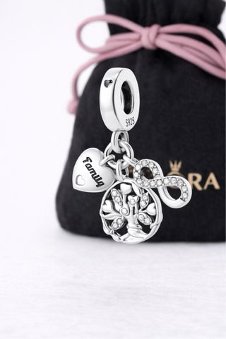 Pandora Charm Árbol de la Vida Infinito Familia