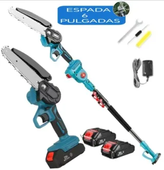 Motosierra Batería Recargable Pértiga Telescópica