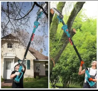 Motosierra Batería Recargable Pértiga Telescópica