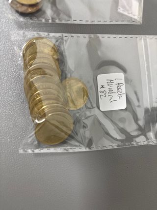 Lote monedas 1 peseta Juan Carlos I