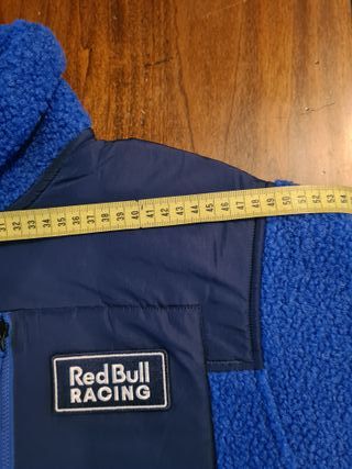 Felpa Zip Sherpa Fleece Redbull Racing Blu