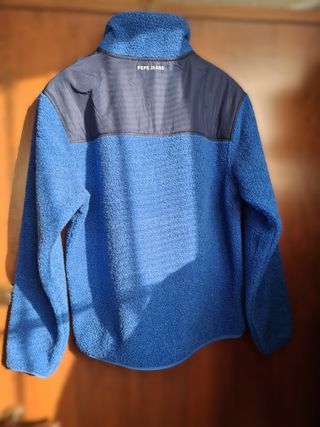 Felpa Zip Sherpa Fleece Redbull Racing Blu