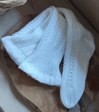 Medias traje regional blancas