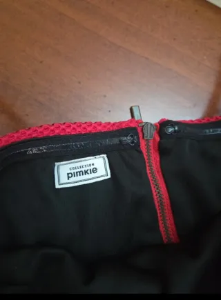 Vestito Pinkie rosso a righe