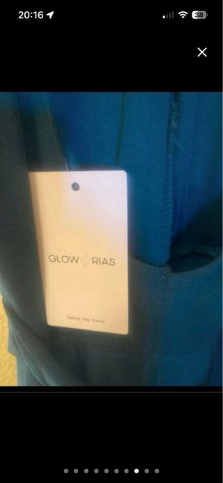 Vestido Glowrias sin estrenar con chal