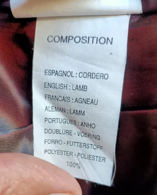 Chaqueta Piel Hombre Springfield Talla M