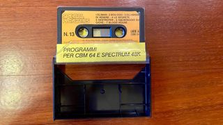 Cassette videogiochi Commodore 64 lotto da 7