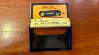 Cassette videogiochi Commodore 64 lotto da 7