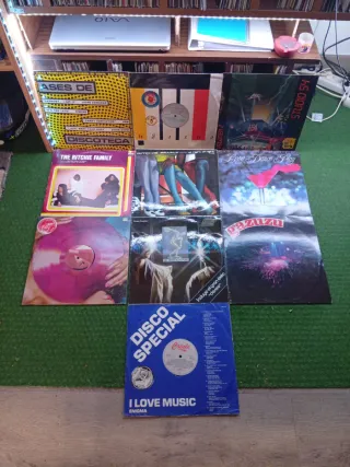Lote 10 Vinilos Música Disco Dance