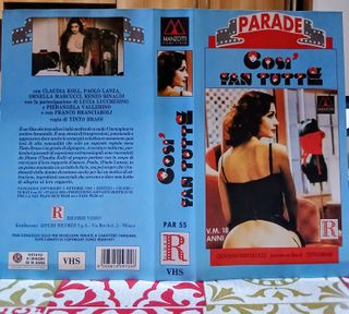 5 VHS Tinto Brass - Film Adulti Italiani