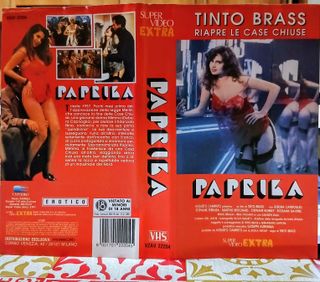 5 VHS Tinto Brass - Film Adulti Italiani
