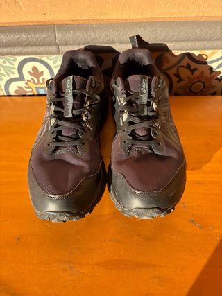 Zapatillas Asics Negras y Grises