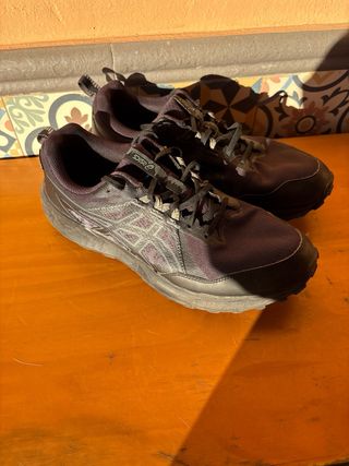 Zapatillas Asics Negras y Grises
