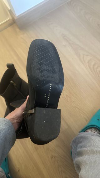 Botines piel hebilla T.36