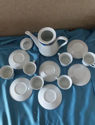 Set 6 Tazzine Caffè Porcellana