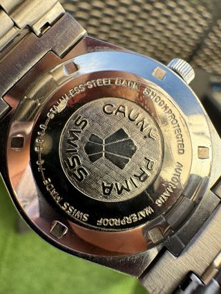 Reloj Cauny Automático Plata y Blanco