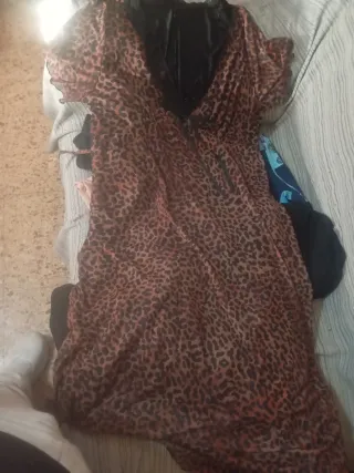 Vestido animal print