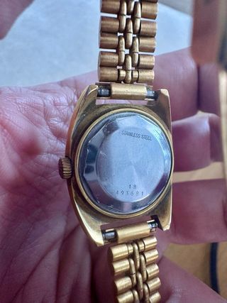 Reloj Suizo Longines Chapado en Oro Automático