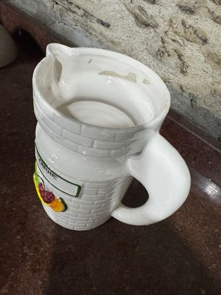 Jarra cerámica Carne con frutas