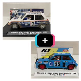 2 Coches Slot Fly Renault 5