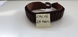 Cartuccera pelle cal. 16 - 25 posti