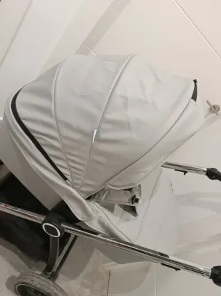 Carrito de bebé dúo gris