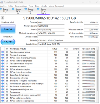 Discos duros 3.5" SATA 3 7200rpm