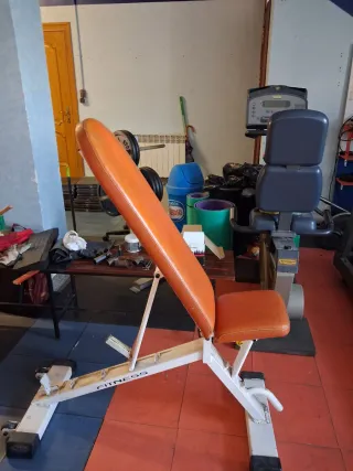 Banco de musculación articulado