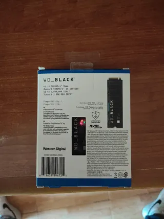 SSD WD_BLACK SN850 NVMe 2TB para PS5