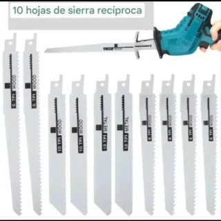 10 Hojas Sierra Sable Repuesto